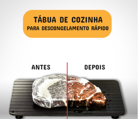 Tábua descongelar carnes